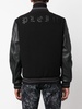 Gothic Plein logo-appliqué varsity jacket