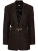 belted blazer