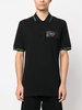 logo-patch polo shirt