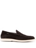 slip-on suede loafers