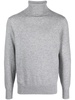 roll-neck mélange jumper