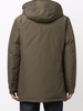 hooded padded coat