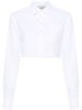 cropped cotton shirt