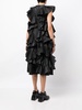 ruffled A-line dress