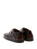 panelled patent-leather oxford shoes