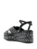 70mm logo-print wedge sandals