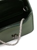 Ivy crystal-handles faux-leather mini bag