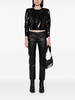 Boy Straight leather trousers