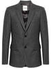 single-breasted wool blazer