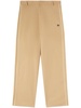 Sponge wide-leg trousers