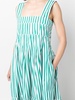 stripe-print maxi dress