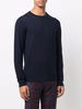 crew-neck fine-knit jumper