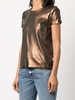 metallic cotton T-shirt