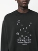 numbers-motif cotton sweatshirt