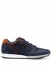 panelled-leather sneakers