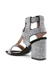 Sandra 90mm crystal-embellished sandals