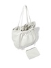 drawstring-top tote bag