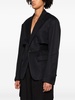 Trench Vent belted blazer