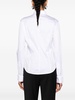 White Long-sleeve Poplin Shirt