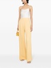 high-waist palazzo trousers  