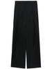 pleat-detail wide-leg trousers