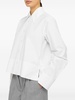 oversized-collar cotton shirt