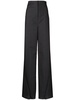 Steam striped wool trousers