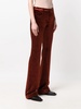 flared velvet trousers