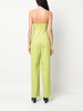 strapless straight-leg jumpsuit