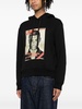 photograph-print jersey hoodie