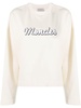 logo-embroidered cotton sweatshirt