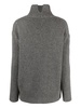 high-neck cashmere jumper