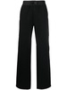 straight-leg cut trousers