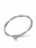 sterling silver Petite Infinity diamond bracelet