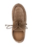 lace-up suede derby shoes