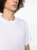 sun-motif short-sleeve T-shirt