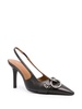 95mm slingback leather pumps