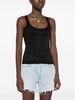 sleeveless lurex tank top