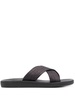 Kritonas Comfort cross-strap slides