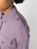 spread-collar flap-pocket shirt