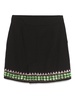 crystal-embellished mini skirt