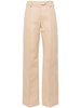 low-rise straight trousers