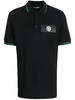 logo-patch polo shirt