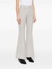 Rhein flared seam-detail flared trousers