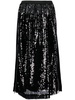 sequinned maxi skirt