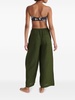 Select elasticated-waist linen trousers 