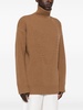 roll-neck wool jumper