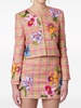 floral-embroidered tweed jacket