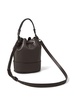 logo-stamp leather bucket bag