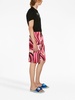 abstract-print Bermuda shorts 